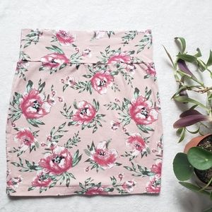 Floral Tube Skirt